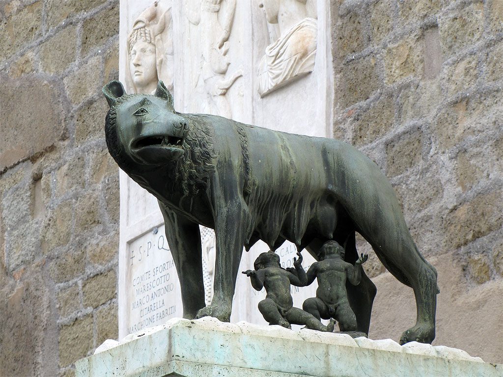 piazza del campidoglio she-wolf statue monuments and places to visit in rome